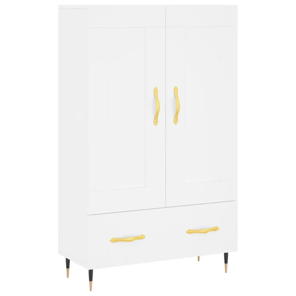 Mobile Bianco Economico 115cm | Pannello Alto Legno Salvaspazio