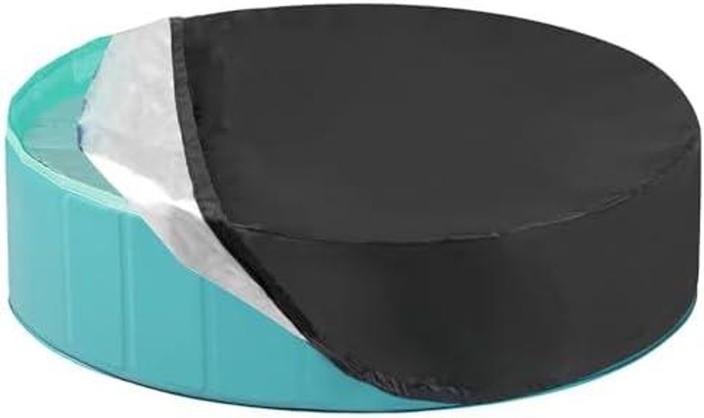 Poolabdeckung Rund für Hundepool, 160 x 30cm Wasserdicht Produktbild 