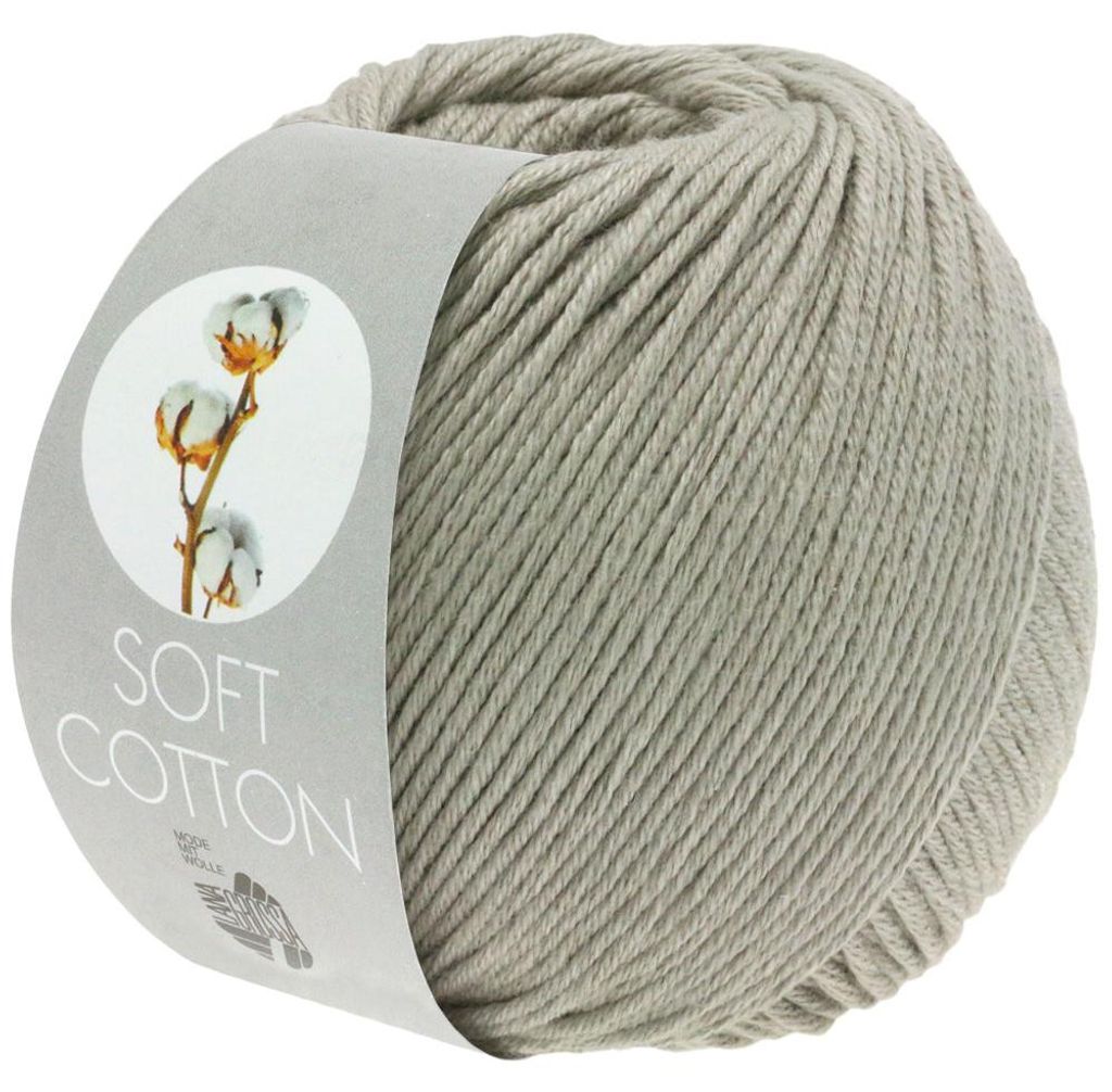 Lana Grossa - Soft Baumwolle 0004 grüngrau Produktbild 