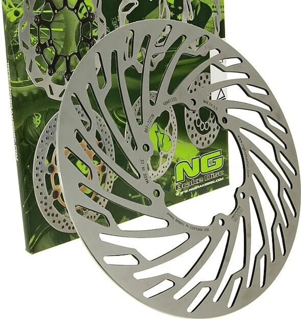 Disque de frein acier 300mm 6 trous NG 867 pour Rieju et Derbi Racing