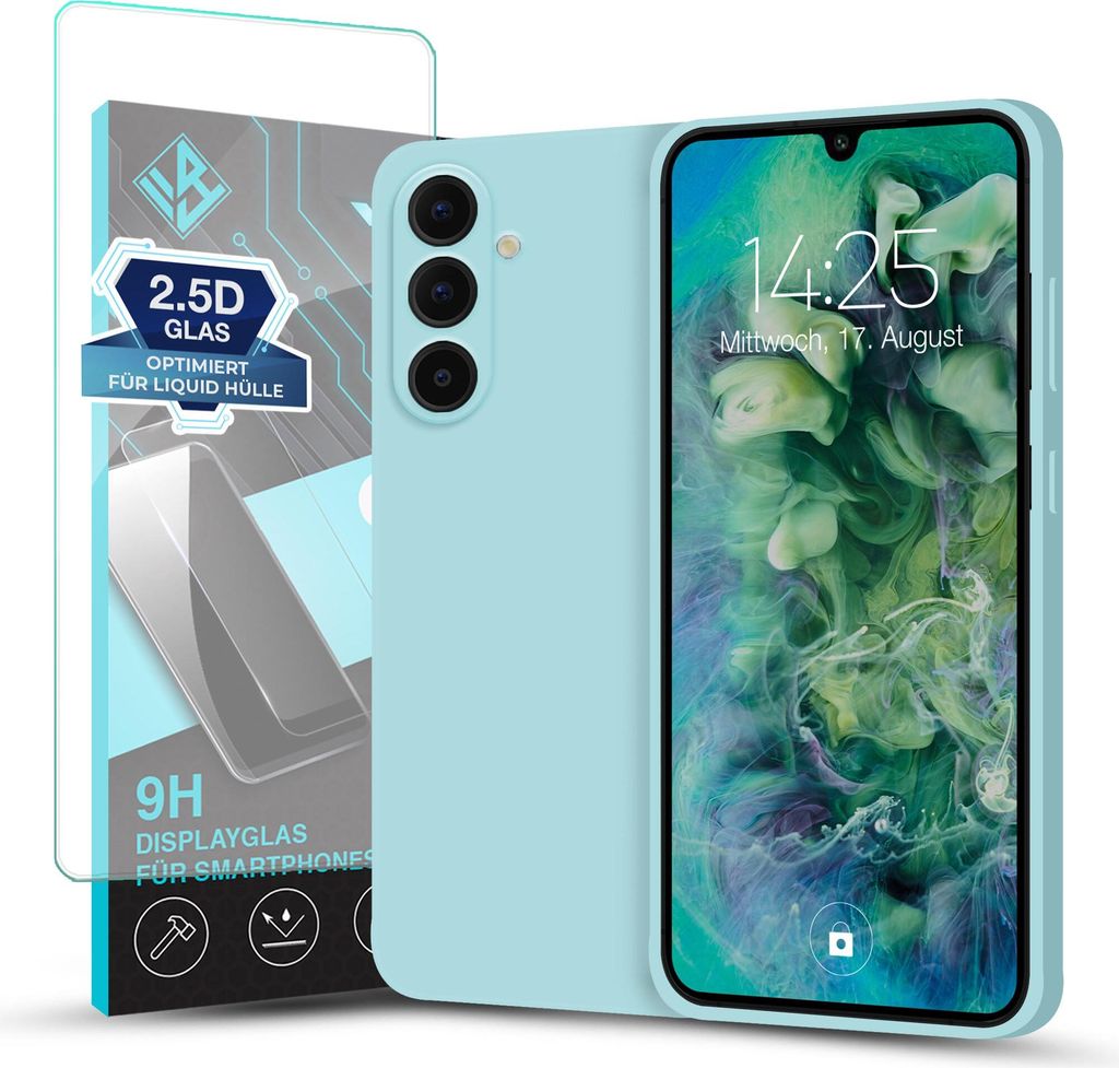 Hülle für Samsung Galaxy A26 5G mit 9H Displayglas Produktbild 