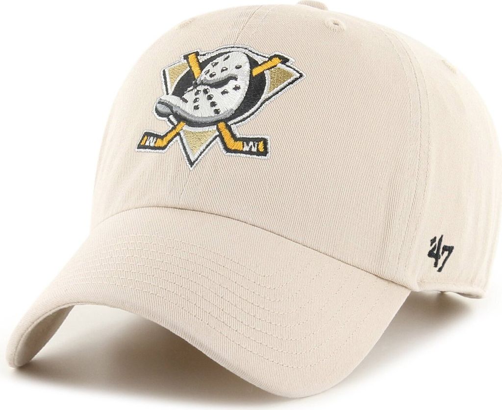 47 Brand Adjustable Cap - CLEAN UP Anaheim Ducks bone beige