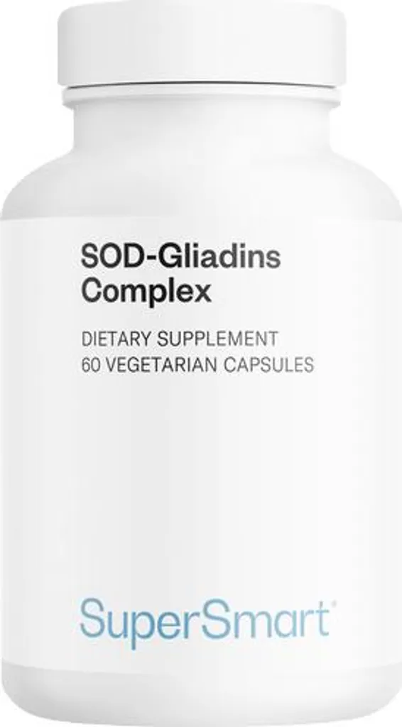 Réduire le Stress Oxydatif Cellulaire - SOD-Gliadins Complex 60 Gélules