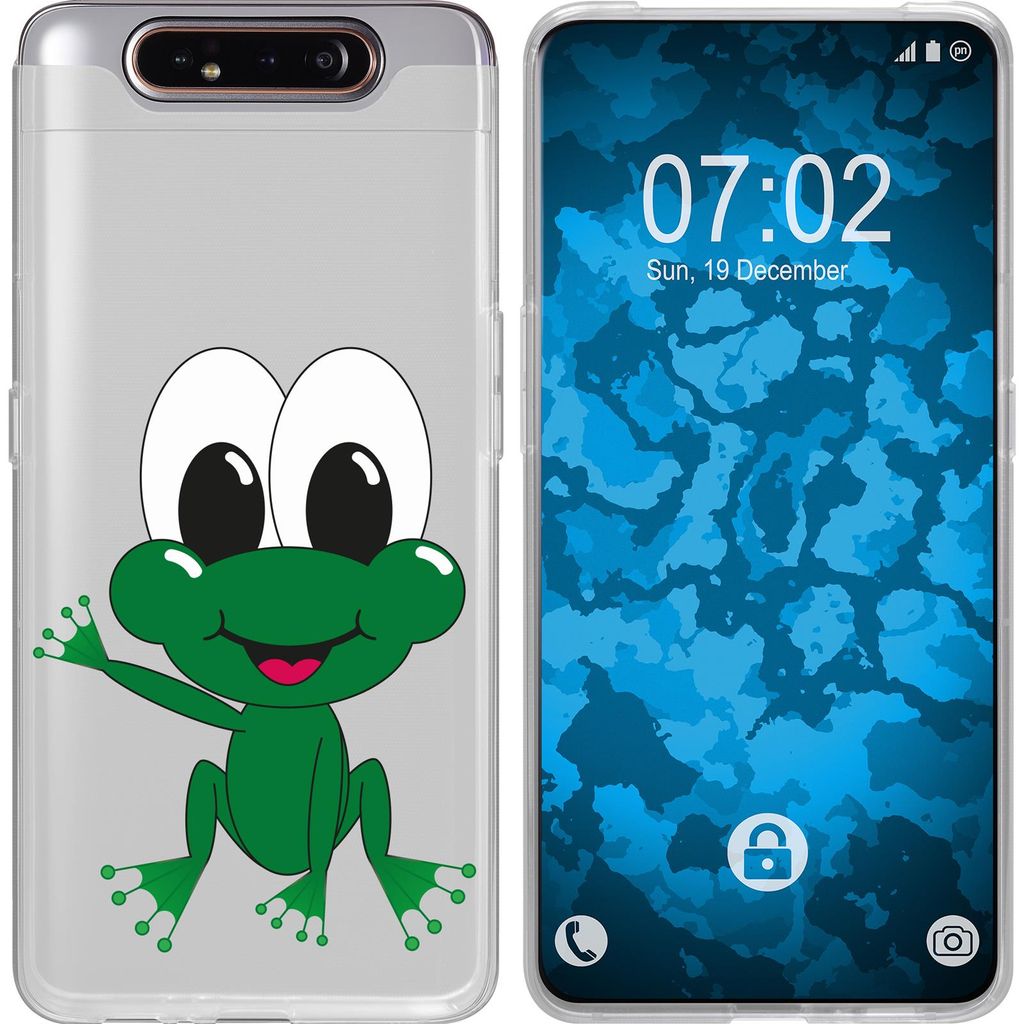 PhoneNatic Case kompatibel mit Samsung Galaxy A80 Silikon-Hülle Cutiemals M2