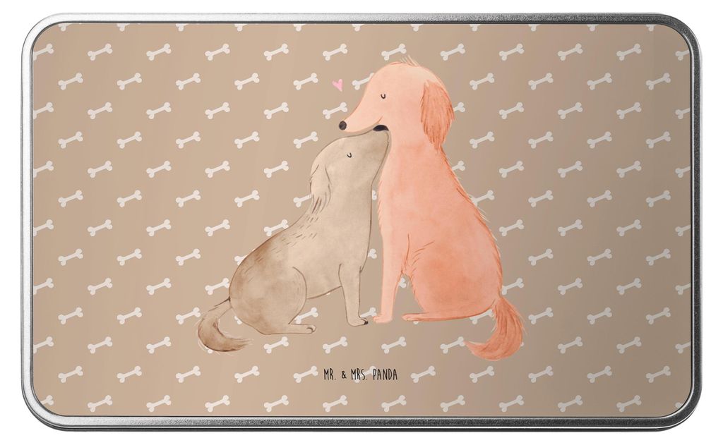 Mr. & Mrs. Panda Geschenkbox Hunde Liebe - Hundeglück - Geschenk, Herz, Hund, Geschenkartikel, Kaffeedose, Vertrauen, Teedose, Kuscheln, Dose, beh...