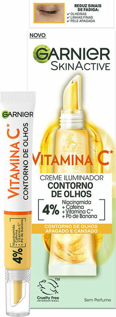 Garnier Skinactive Vitamina C Crema Iluminador Contorno De Ojos 15ml