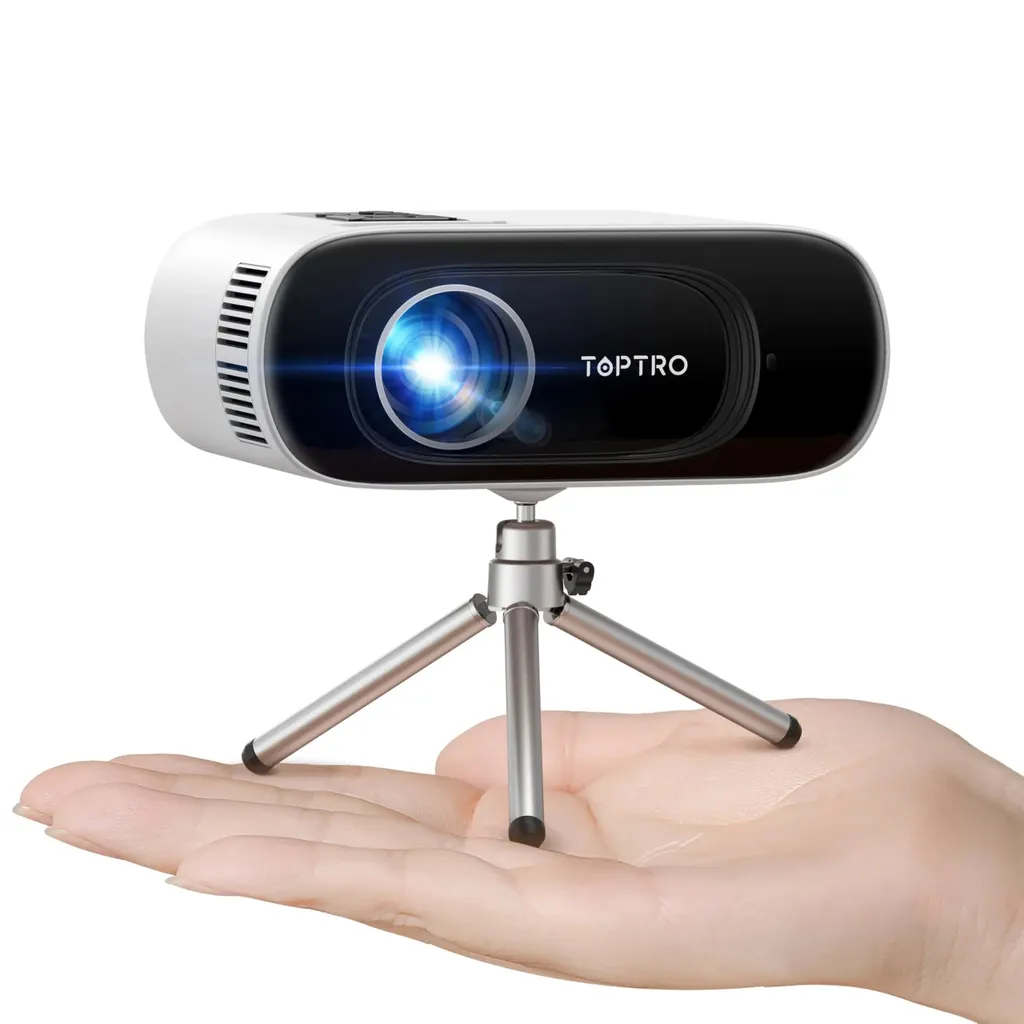 Mini projecteur pour soirée cinéma avec Bluetooth et contraste 20000:1