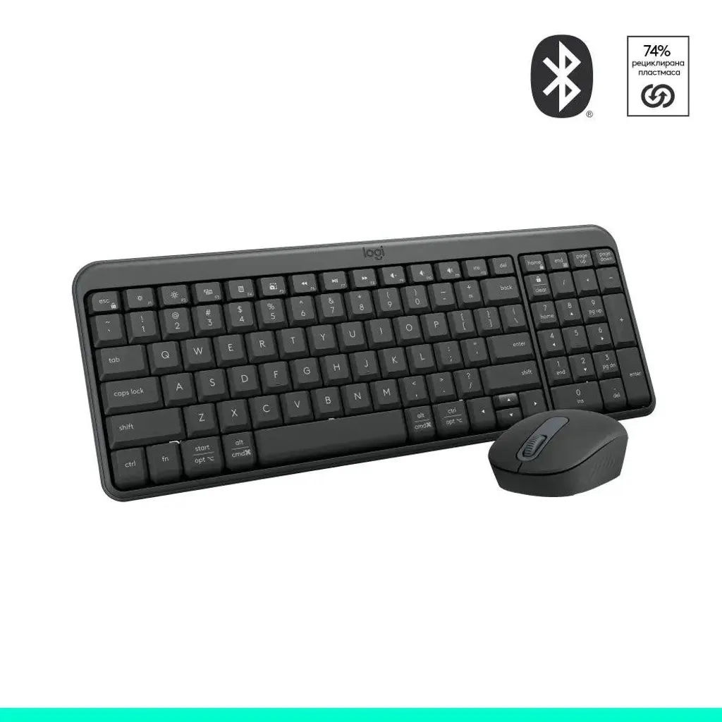 Clavier Bureautique Logitech 920-013519 Ultra-Plat et Silencieux Noir