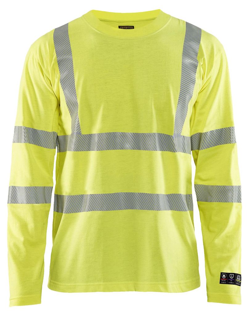 Blakläder® Multinorm Langarm Shirt High Vis Gelb 3481 1761, Produktbild 