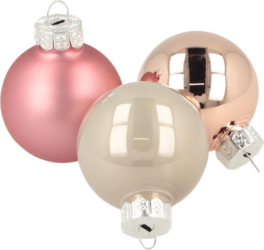 Eleganter Baumschmuck aus Glas für festliche Dekorationen, 24 Stück