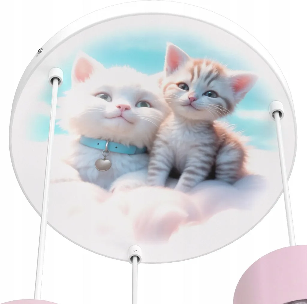 Lustre Enfant Chat LED E27 Solution Éclairage Doux et Design Sécurisé - 3