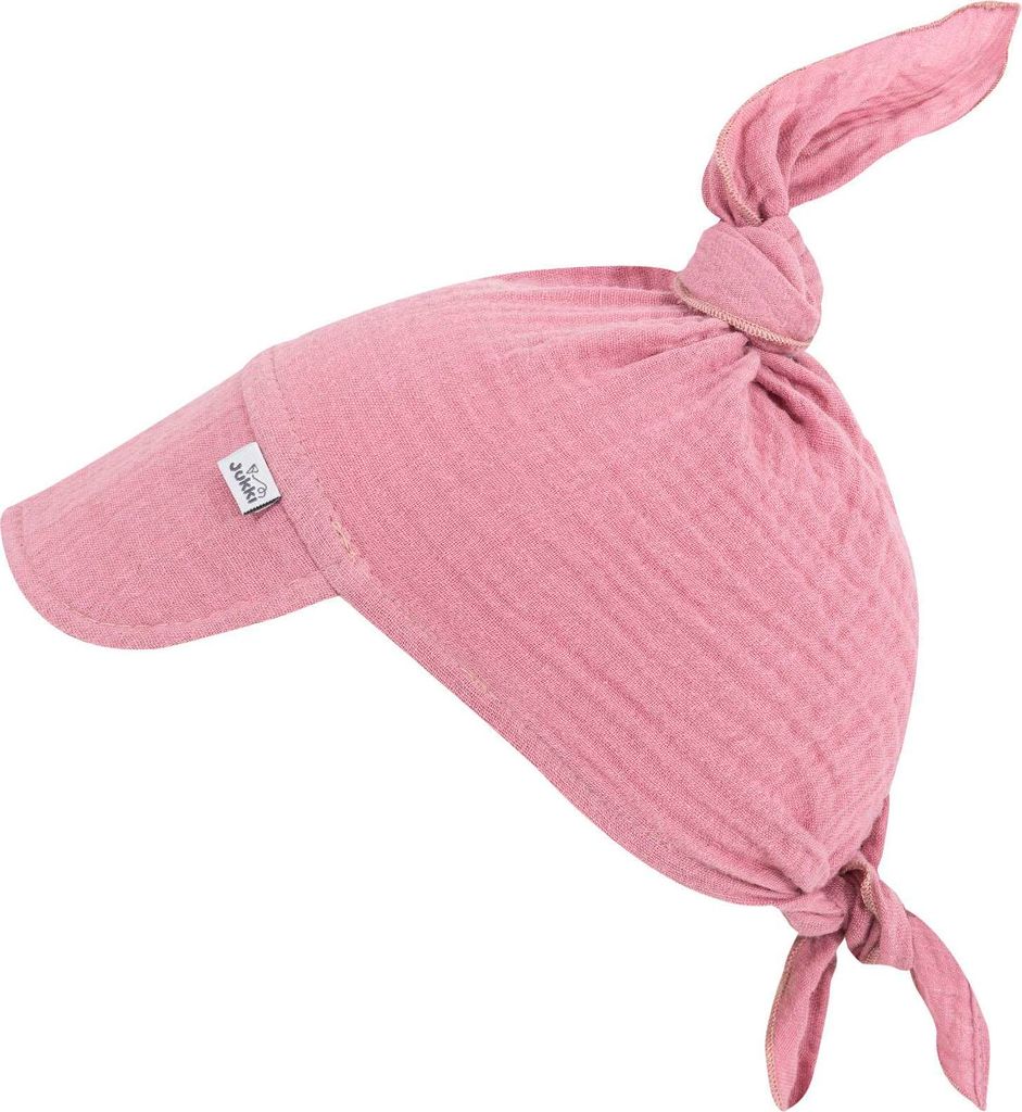 Musselin Sonnenblende mit Band zum Festbinden - Pink