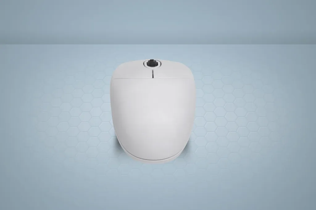 Souris de bureau ergonomique Active Key AK-PMJ1 Blanche pour le Travail - 3