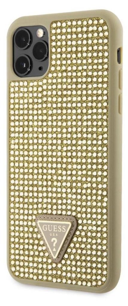 Guess Rhinestones Triangle Metal Logo Case Iphone 11 Pro Produktbild 