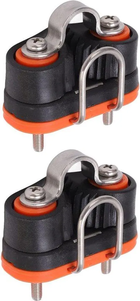 Anneau de sangle à crampon en nylon pour cordage de 3 à 12 mm noir