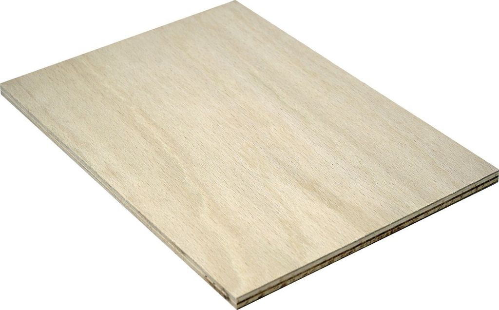 Sperrholzplatte Buche 120 x 60 cm, 8 mm Produktbild 