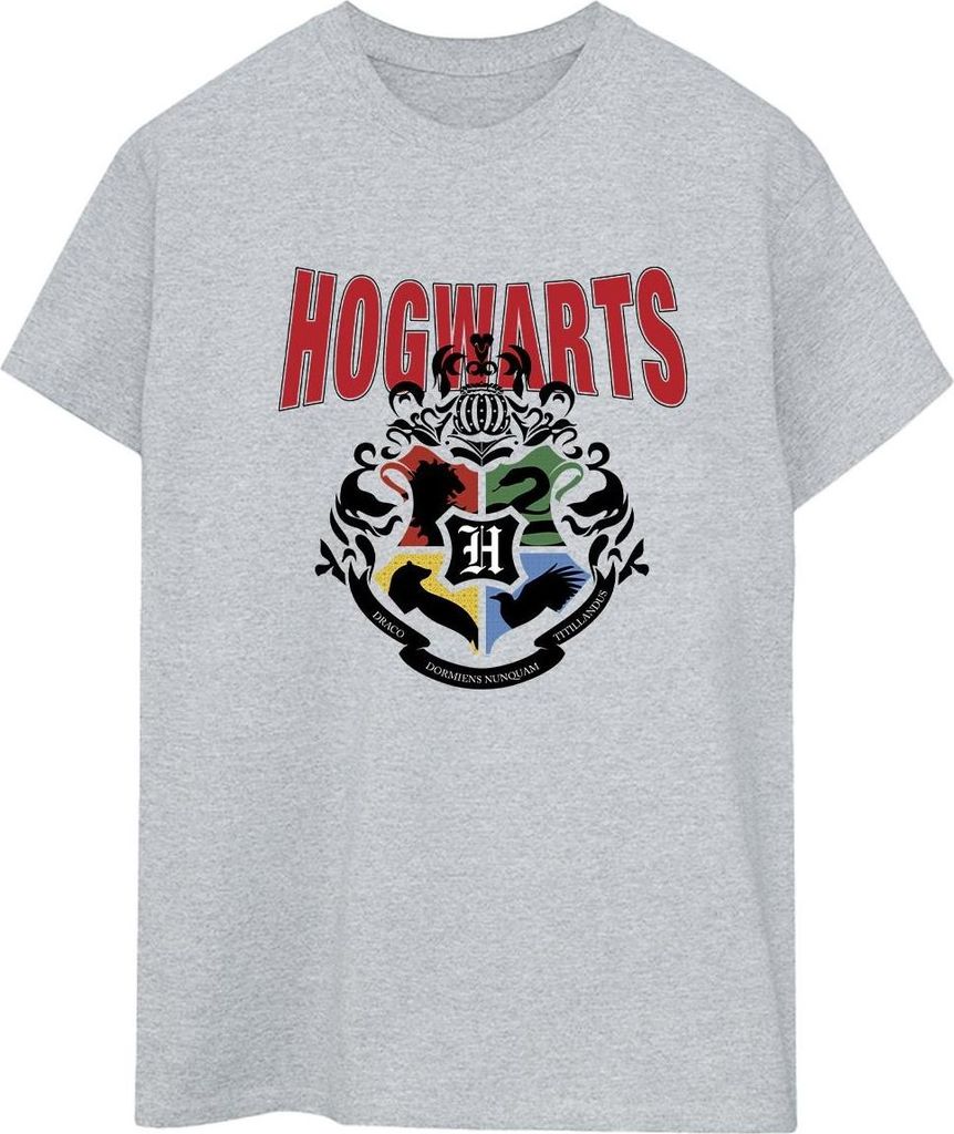 Harry Potter - "Hogwarts" T-Shirt für Damen BI27776 (XL) (Grau)