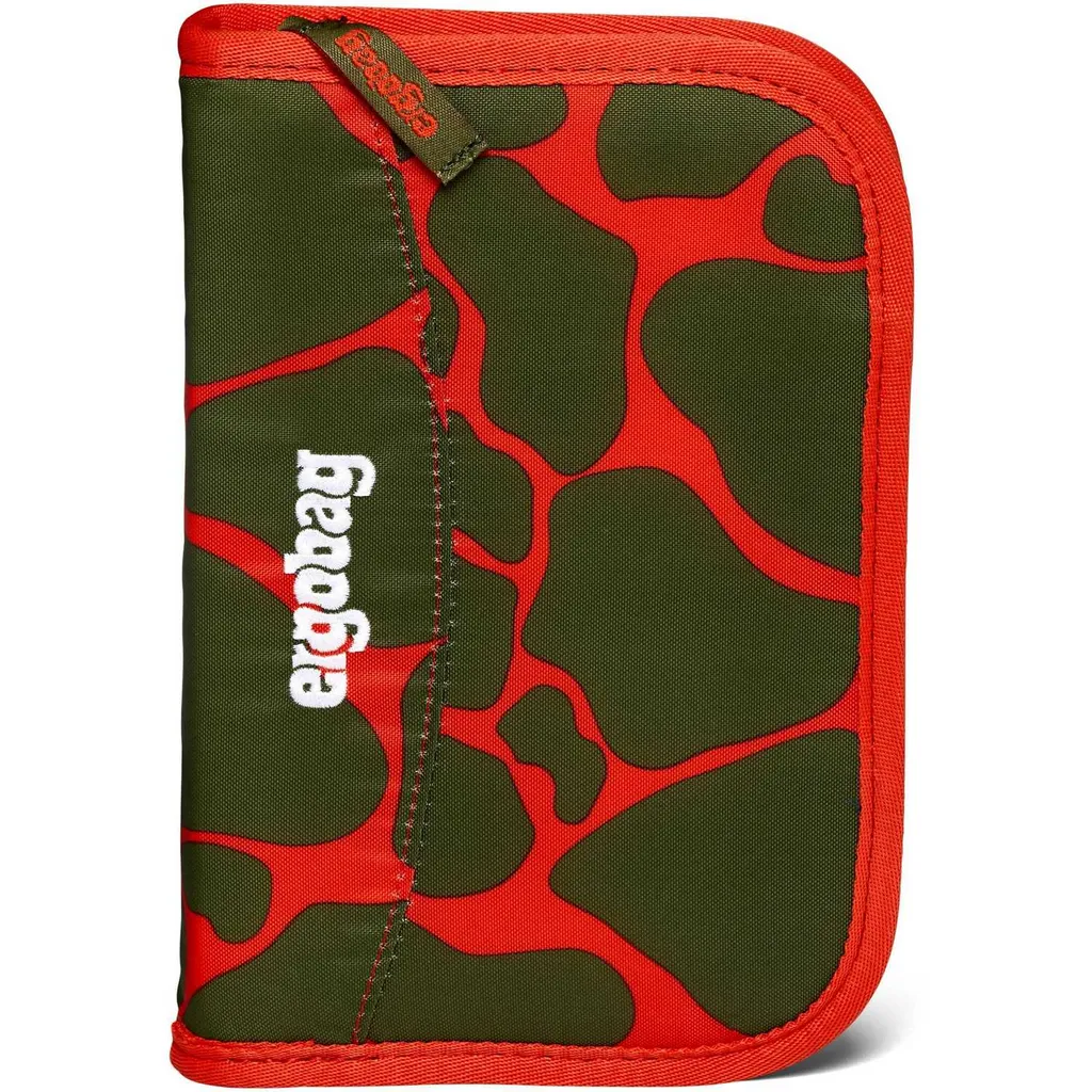 Astuccio Ergobag FeuerspeiBär Rosso - Set Completo 22 Pezzi per Scuola