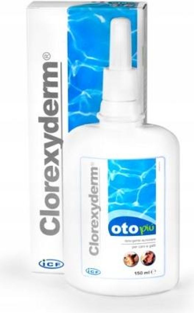 Geulincx Clorexyderm Oto Piu Ohrentropfen FÜR HUNDE UND KATZEN 150 ml