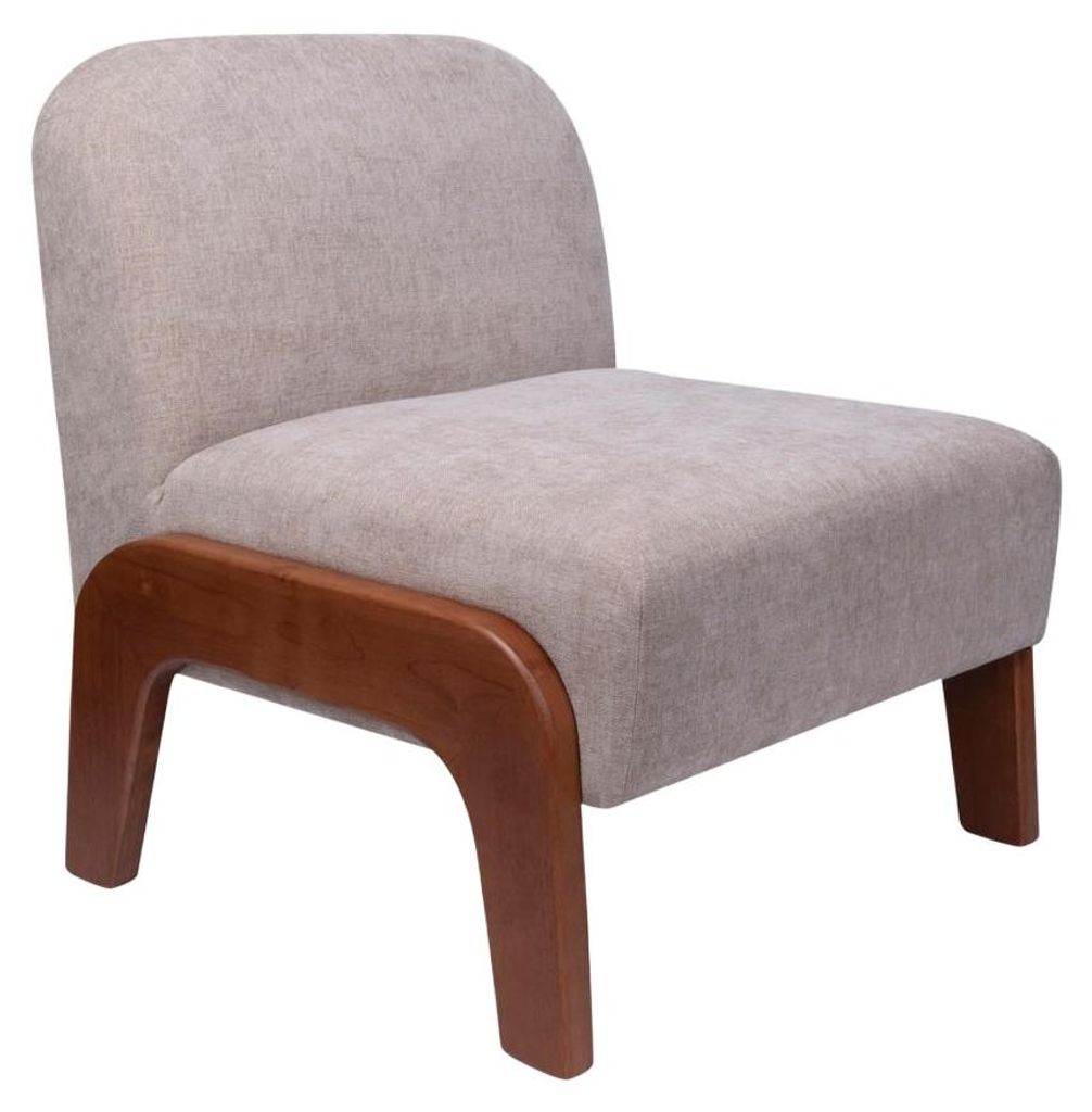 HOMLA Fotel LUSENTO beżowy 66x72x72 cm Zdjęcie produktu 