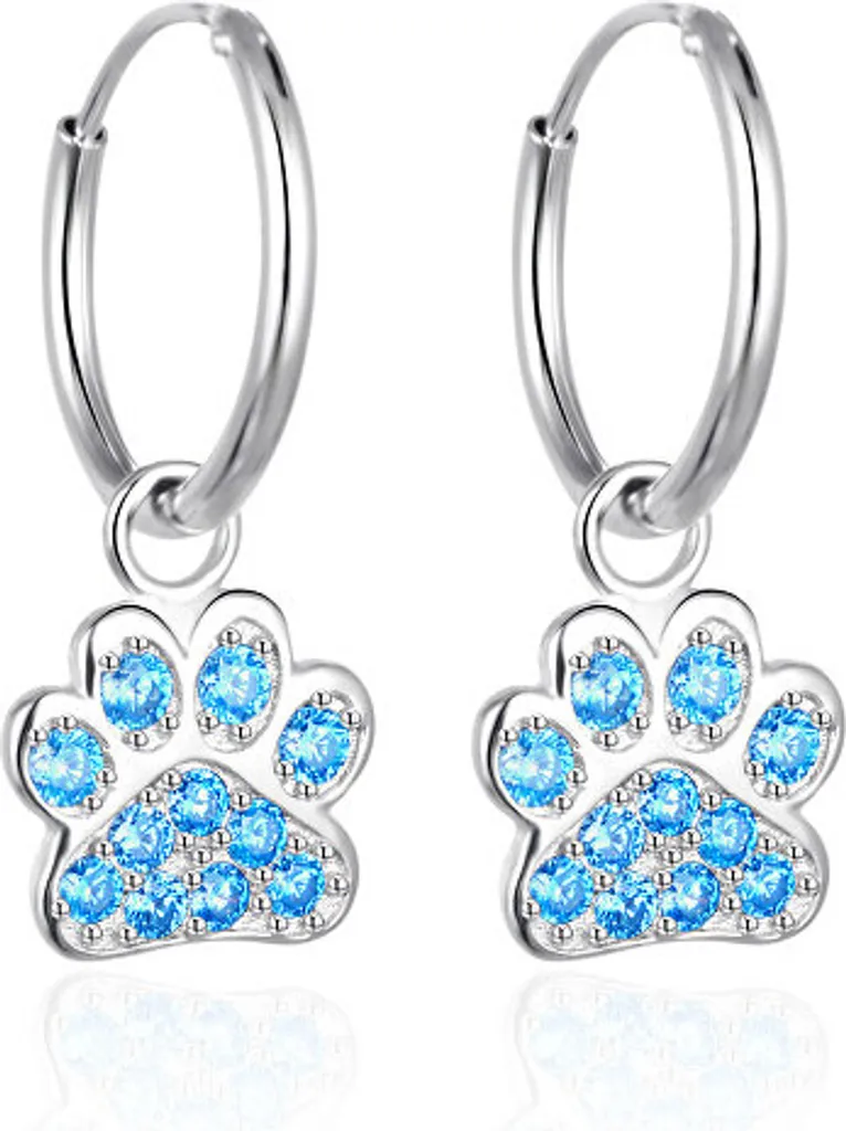 Orecchini Zampetta Argento Ragazza Paws AGT-ED012KBL Trendy