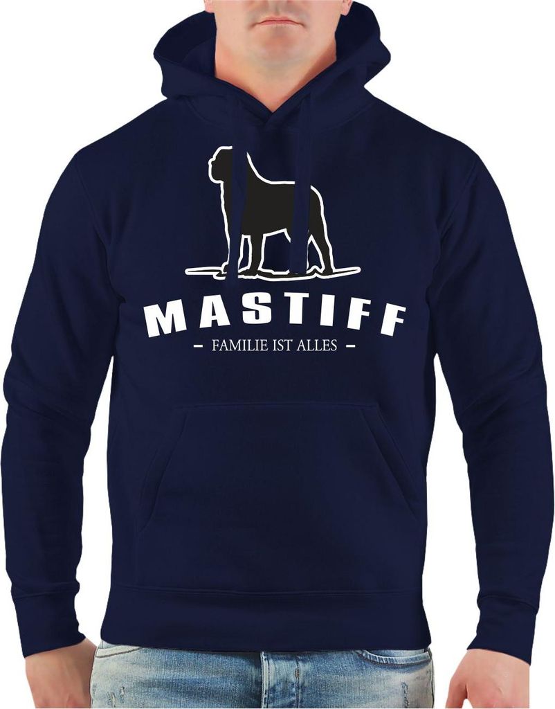 Herren Kapuzenpullover Mastiff - Familie ist alles