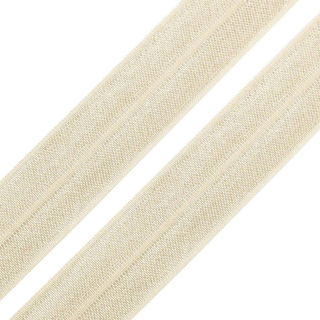 1m Einfassband 20mm hochelastisch 44% Elasthan gefalzt Meterware Faltgummi