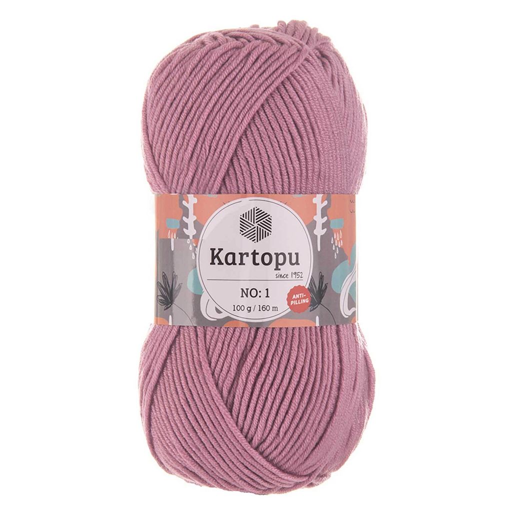 100g Strickwolle Kartopu NO:1 Polyacryl-Wolle Anti Pilling Effekt