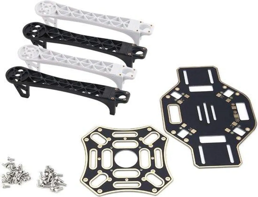 Châssis multirotor 450 mm pour drone quadricoptère avec pieds de pose