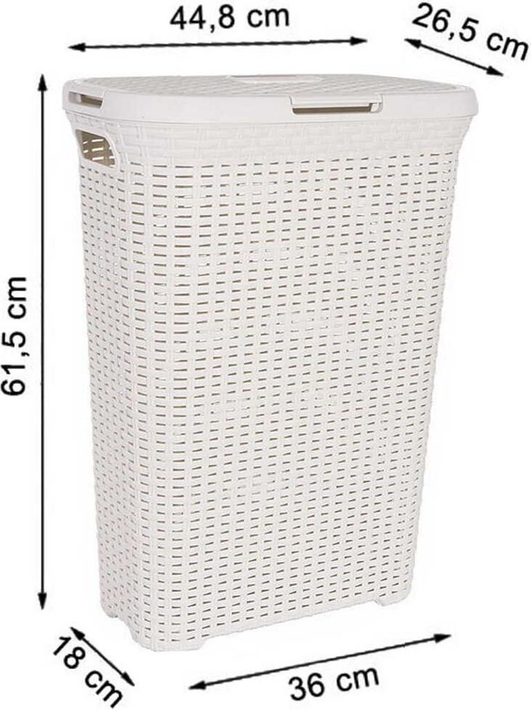 Curver Natural Style 40L koš na prádlo krémový Obrázek produktu 8