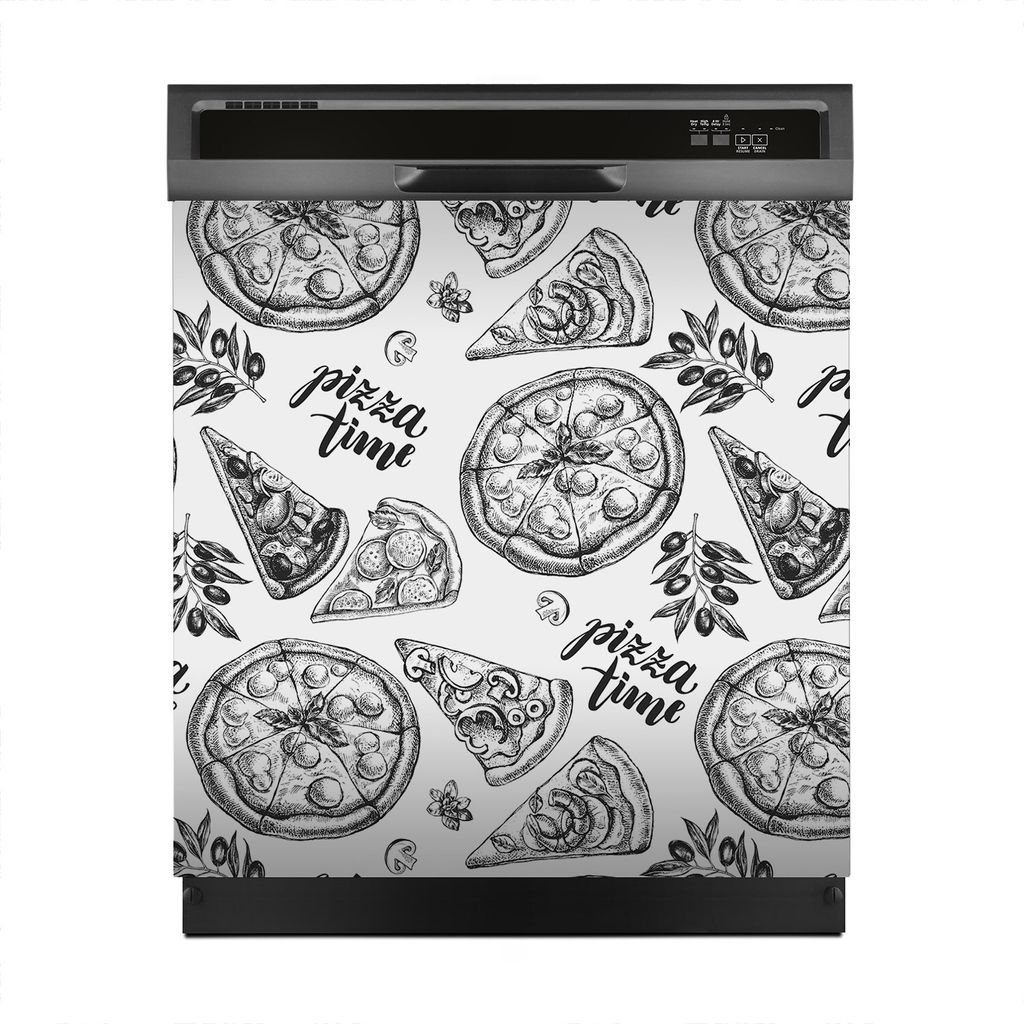 Magnete Dekorative 60x60 cm Küche Magnetmatte Spülmaschine - Pizza Italienische Küche