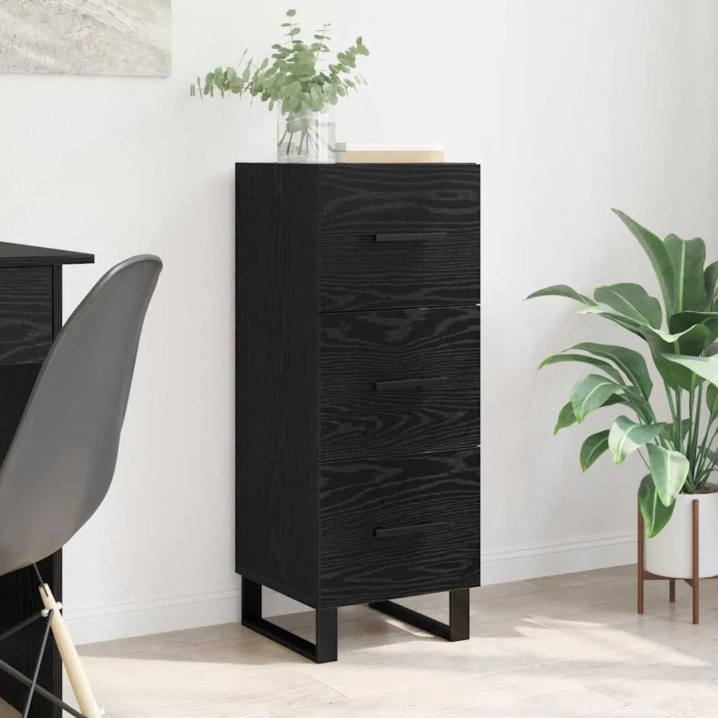 vidaXL Credenza Rovere Nero: Trasforma il tuo Angolo Studio con Stile