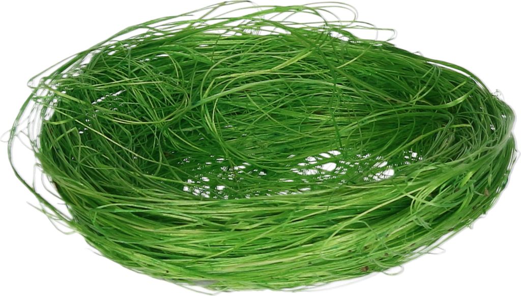Dekoratives Nest, grün, 8 cm, 3 g – 1 Stück