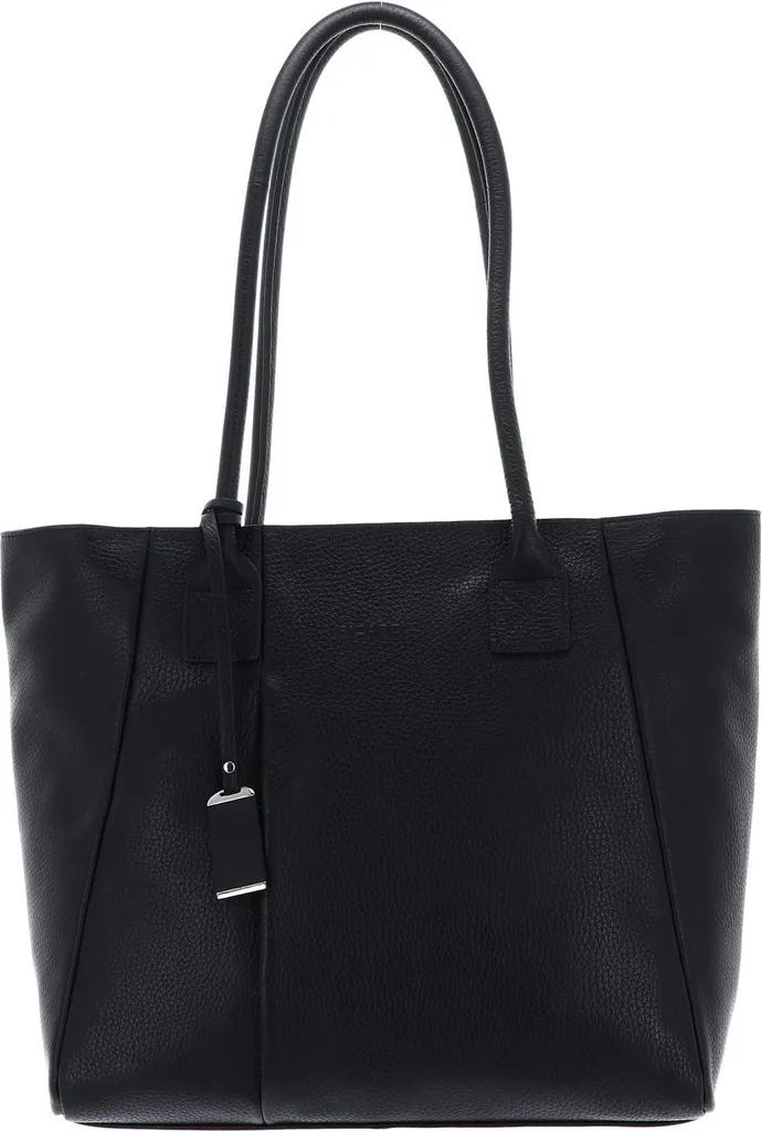 PICARD Pure Shopper Black - Sac à épaule en cuir noir | Shopper chic