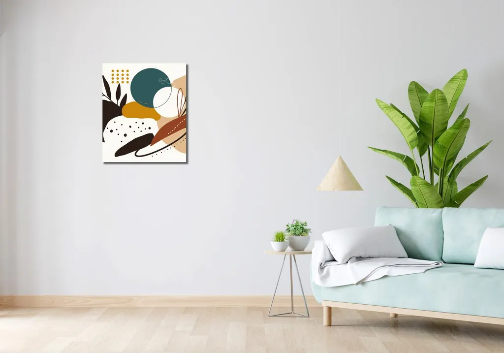 Tableau fleurs 50x60 cm Kaléidoscope - Ravivez vos murs sans encombre