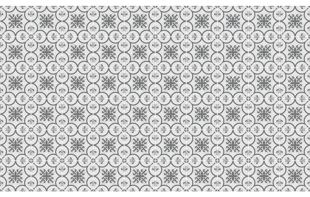 Selbstklebende Fliesenaufkleber für Küche und Bad – 60 Fliesenaufkleber, Azulejos Margarita Muster – 60 Aufkleber, 15 x 15 cm