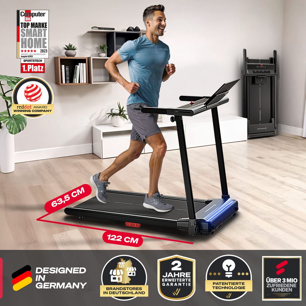 Sportstech Laufband sProRun | 16 km/h Treadmill | 11,5 % Produktbild 5