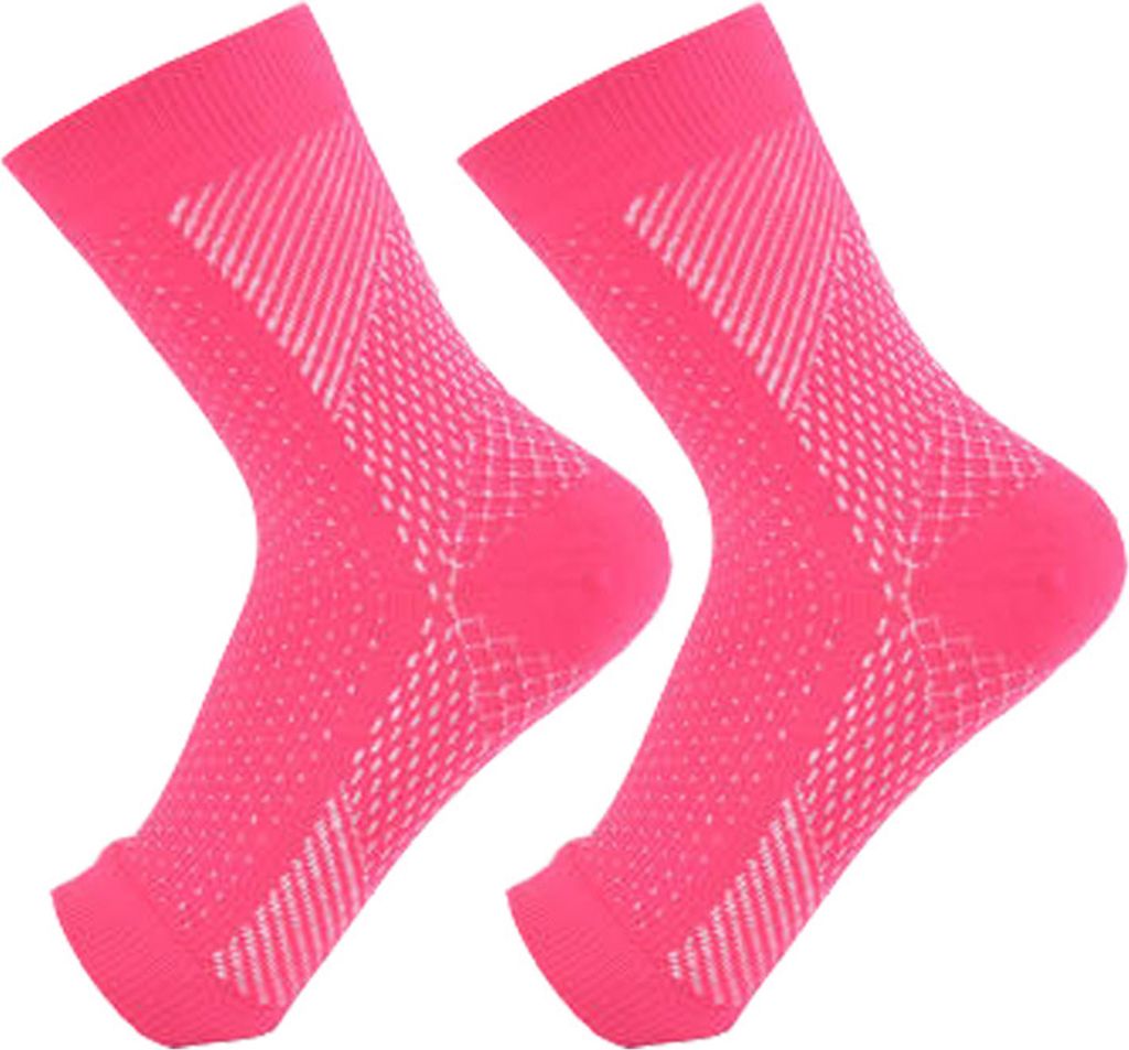 Paar Kompressionssocken, atmungsaktiv, superweich, Schweißabsorption, Fitness, Radfahren, Laufen, Zehenlose Socken