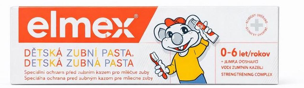 Elmex Pasta Do Zębów Dla Dzieci 0-6 lat 50 ml Zdjęcie produktu 