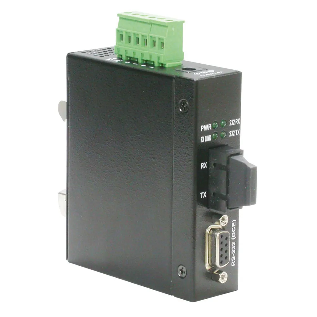 Convertisseur RS232 vers Fibre Optique Multimode SC ROLINE - Portée 2km