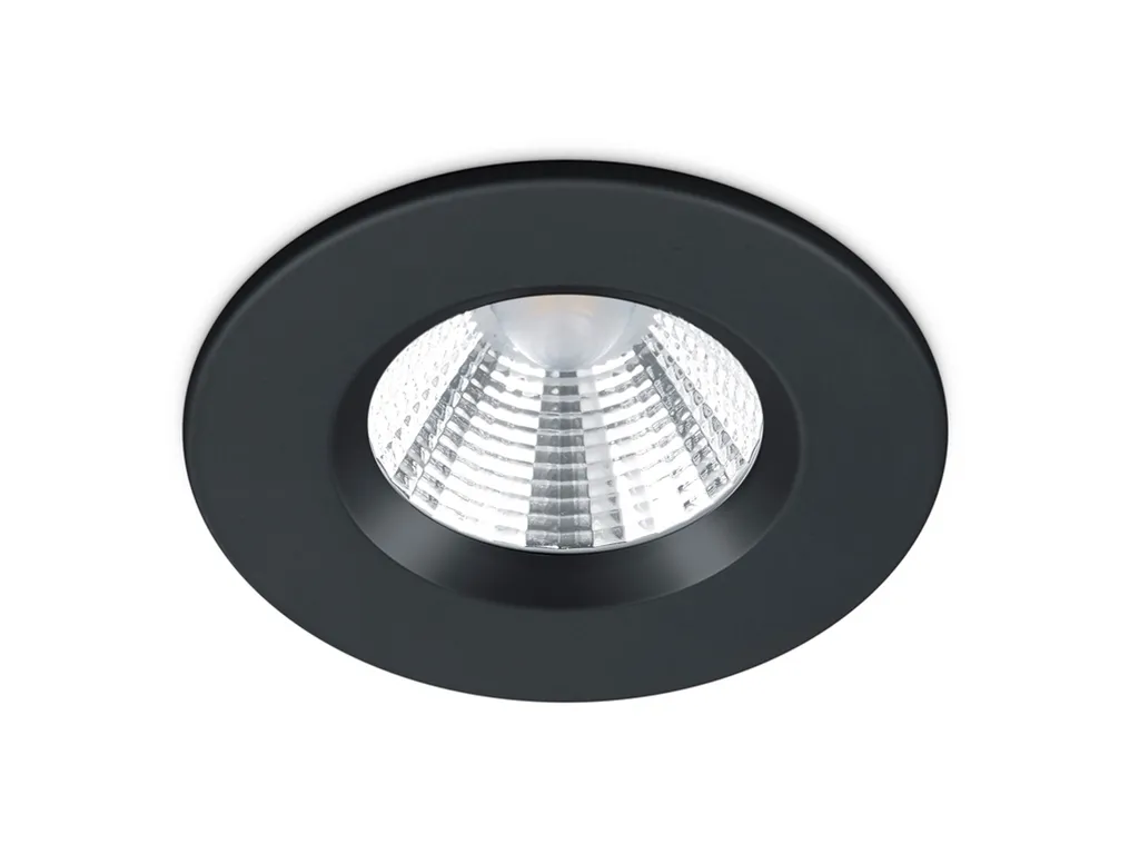 Set 3 Faretti LED Zagros Ø 8,5 cm Nero Opaco IP65 - Trio Lighting
