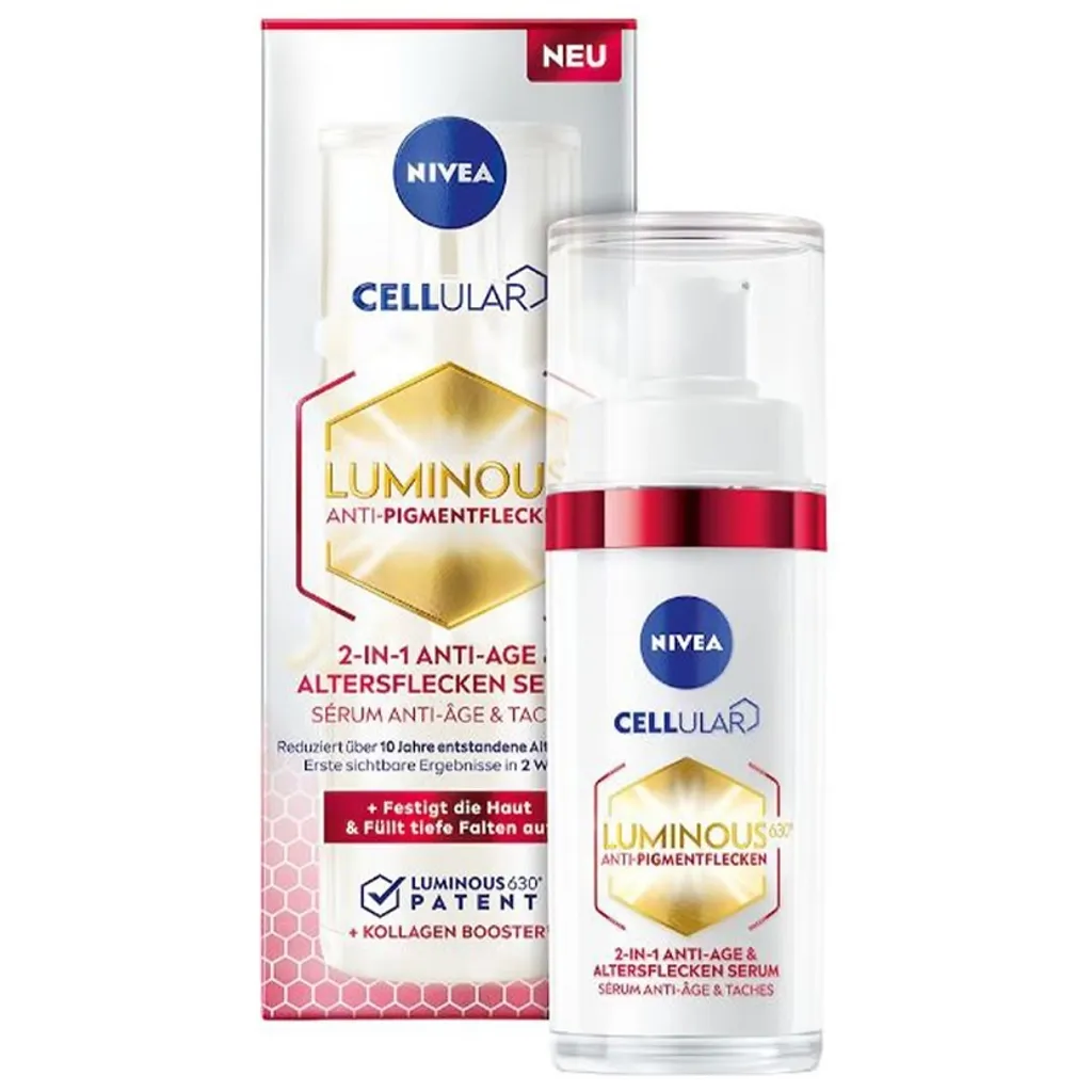 Éliminez Taches Brunes et Rides avec Nivea Cellular Luminous 630 Sérum 30ml