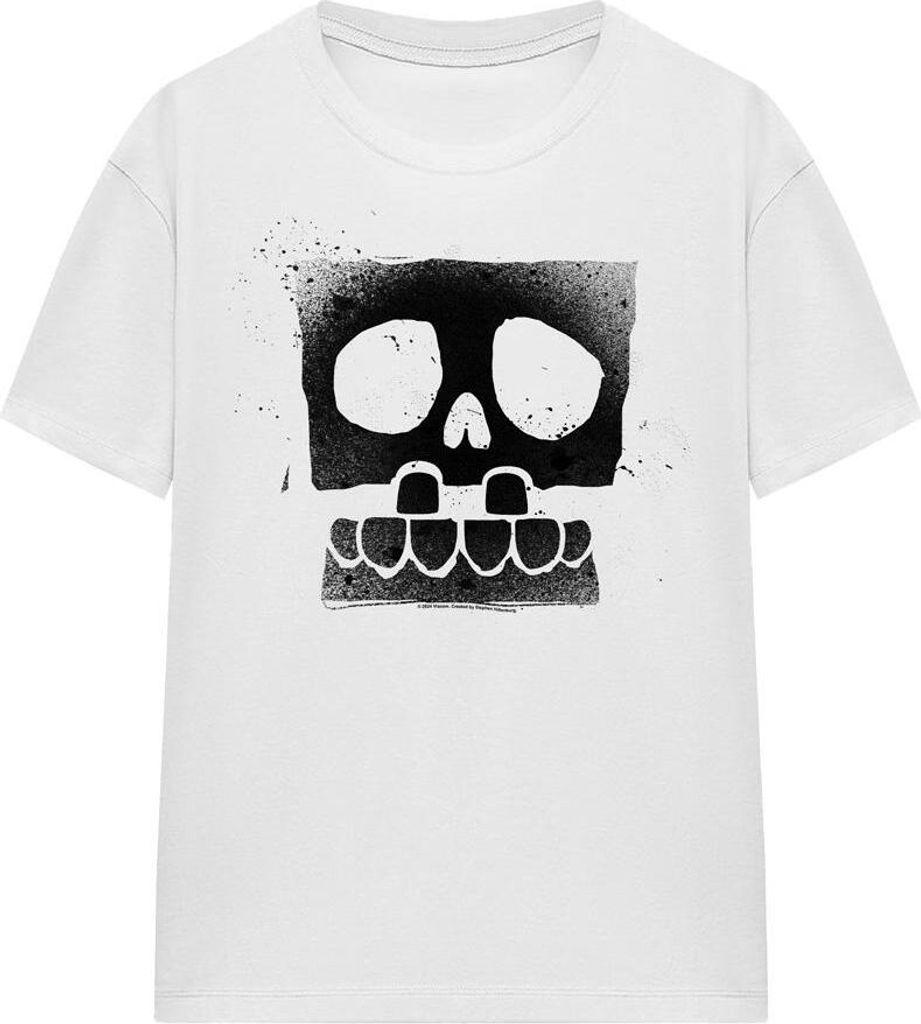 SpongeBob SquarePants - T-Shirt für Herren/Damen Uni TV16019 (L) (Weiß)