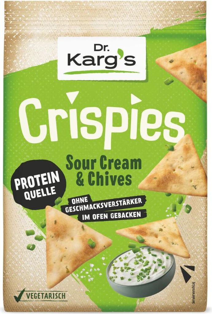 Dr. Kargs Crispies Sour Cream Chives im Ofen gebacken 170g Produktbild 