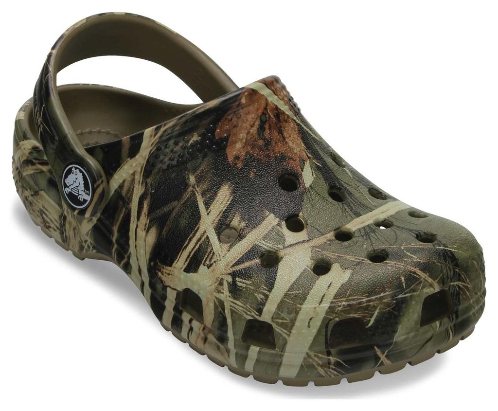 Crocs Classic Realtree Kinder Camo Clogs Khaki, 207093-260