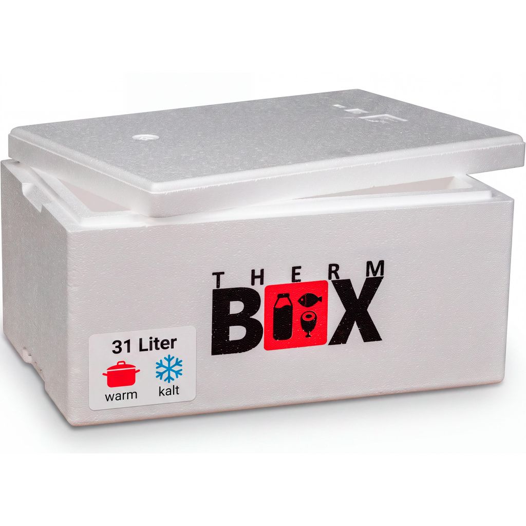 THERM BOX 31M Styroporbox 31 Liter Innen 49,8x30x20,8cm Produktbild 