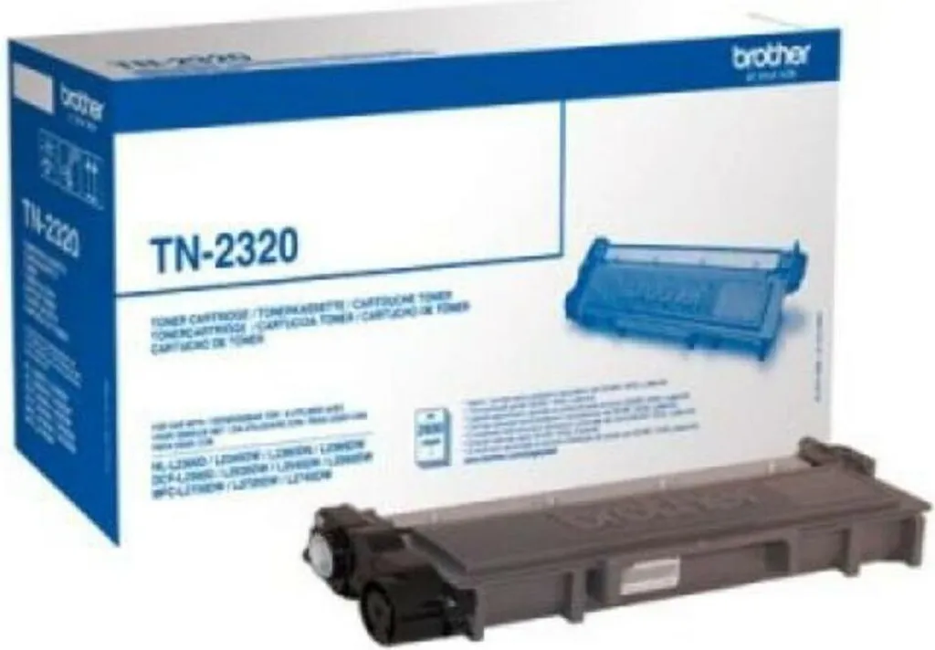 Toner Brother TN2320 Noir Grande Capacité 2600 Pages pour Rendu Net et Pro