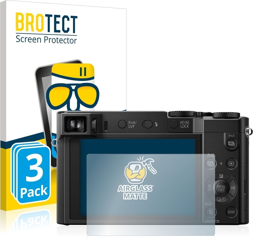 3x BROTECT Entspiegelungs Schutzglas für Panasonic Lumix Produktbild 