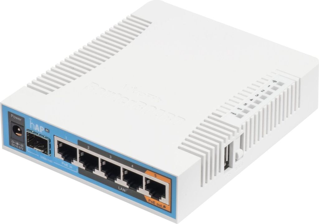 MikroTik home AC Access Point, hap AC, RB962UiGS-5HacT2HnT Produktbild 