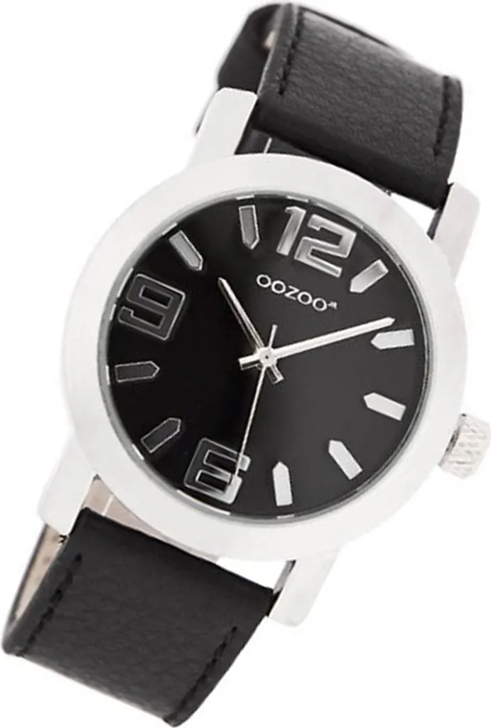 Orologio Oozoo JR204 Bambini Pelle Nera - Precisione Quarzo UOJR204
